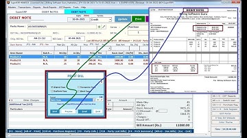 Credit Note Debit Note How to Make in SuperERP Business Accounting Software?
