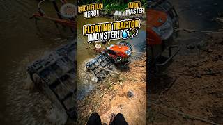 😱 TRACTOR BISA BERENANG?! Mud Master Action! 🌾🚜 #shorts #farming #tractor #mudmaster #traktorsawah