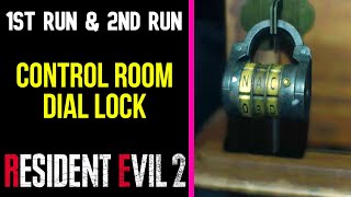 Control Room Dial Lock (1st Run & 2nd Run) | RESIDENT EVIL 2 REMAKE