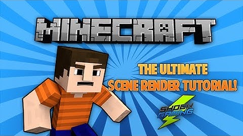 Graphic Tutorial: THE ULTIMATE GUIDE TO MINECRAFT C4D SCENE RENDERS! PART 1!