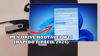 Criar Pendrive Bootavel Windows 10 rufus  Rápido e Fácil 2024 (COMPLETO)