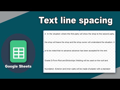 How to Text Line Spacing Increase and Decrease in Google Sheets - The