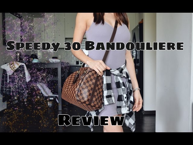 Louis Vuitton Damier Ebene Speedy 30 Bandouliere - A World Of