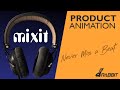 2020 3d product animation  mixit headphone