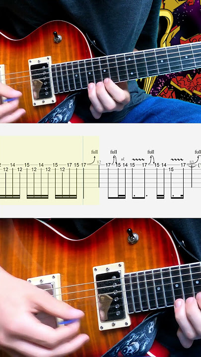 Wasting love- Iron Maiden- Solo guitar cover with tab- Lesson- Tutorial- Guitar Tabs