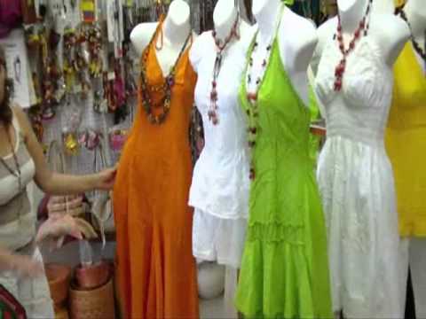 Vestidos Para Playa - Vestidos para Playa Bordados a Mano - Artesanias Colombianas En Miami - YouTube