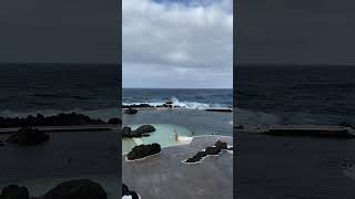 Madeira island. Portugal. Unusual beach destinations