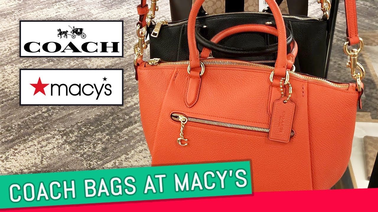 COACH BAGS AT MACY'S | NEW YEAR'S DAY SHOPPING 2020 - YouTube