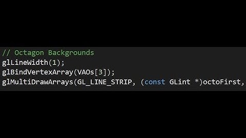 OpenGL   Quickie   glMultiDrawArrays Review   Visual Studio 2017