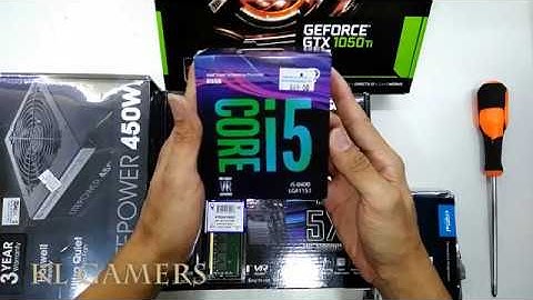 intel Core i5 8400 ASUS PRIME H310M-D CSM Crucial SSD GIGABYTE GTX 1050Ti GAMING Build 2019