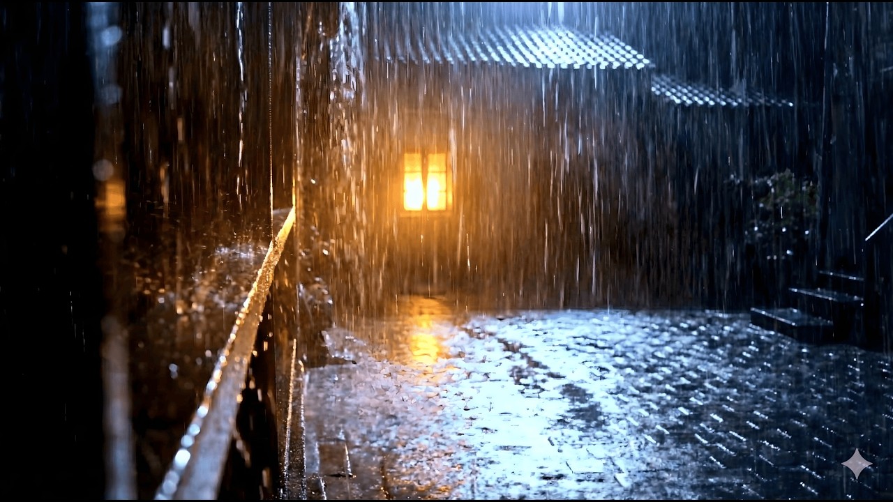 Chuva para Dormir Profundamente (8 Horas) | Barulho de Chuva | Som de Chuva Relaxante ☔
