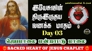 ❤️‍🔥இயேசுவின் திருஇருதய வணக்கம் மாதம் // நாள்-03 // Month Devotion to SACRED HEART OF JESUS