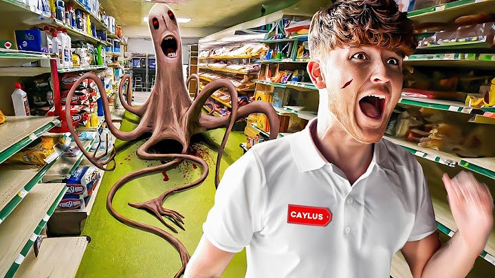 Working the NIGHT SHIFT at the Supermarket..