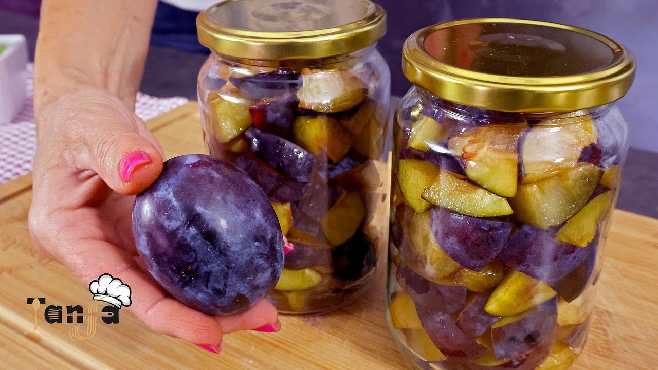 консервируйте сливы в банках и ешьте их зимой! компот из слив, натуральные бабушкины рецепты