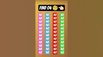 40 के बीच 04 कहाँ छिपा है? देखो पूरा सीन! #quiz #youtubeshorts #iqquestion #iqquiz #iqtest #iq #gk