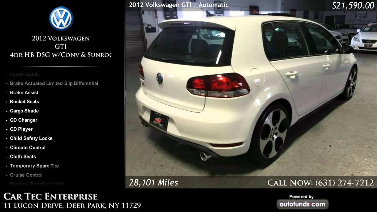 Used 2012 Volkswagen GTI Car Tec Enterprise, Deer Park, NY YouTube