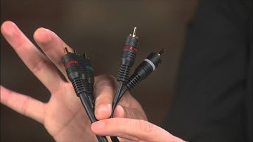 Connect HD receiver using component video