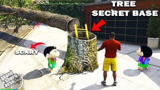 GTA 5 : Franklin Found Secret Room Under Tree in GTA 5 ! (GTA 5 mods) screenshot 4