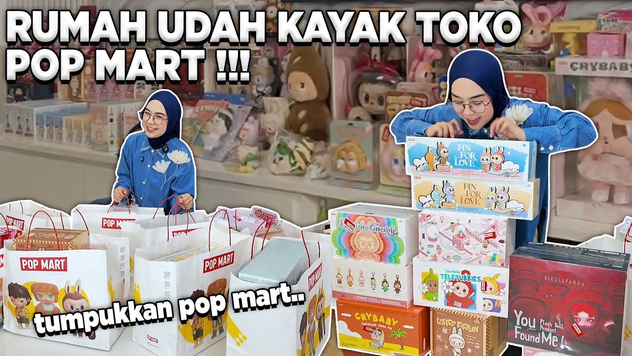 TIDUR DI TUMPUKKAN POP MART 2025!!!