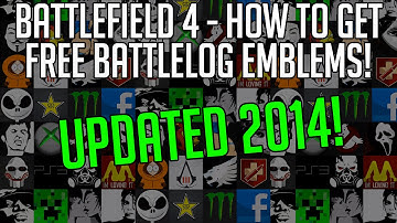 -UPDATED 2014- BF4: How To Get Free Battlelog Emblems! [HD]