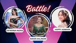 BATTLE HAPPY ASMARA - NIKEN SALINDRY - DIFARINA INDRA | Lagu Nemu, Nemen, dan Dumes | RNB Musik