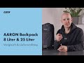 AARON Backpack 8 Liter / 25 Liter - Lieferumfang