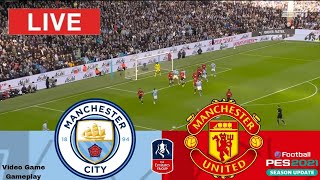 🔵 Manchester City vs Manchester United 🔴LIVE: FA Cup Emirates Final 2024 ⚽ Live Match Now