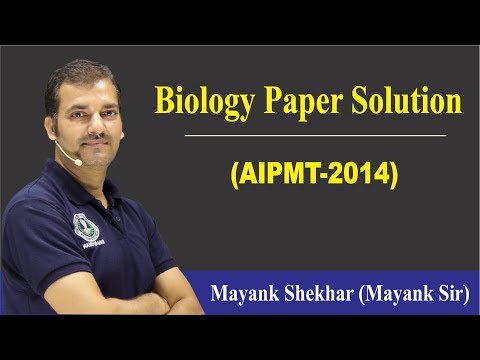 Biology Paper Solution(AIPMT-2014)