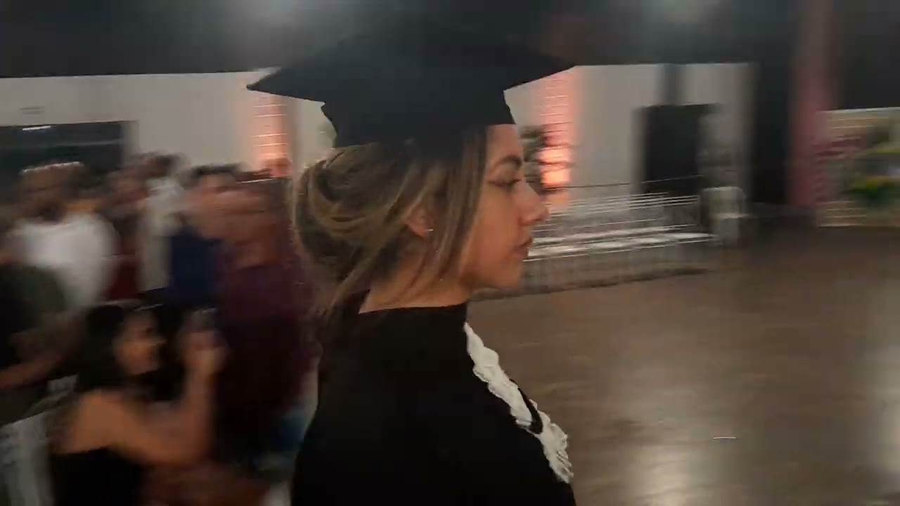 formatura da filha julia Evellyn