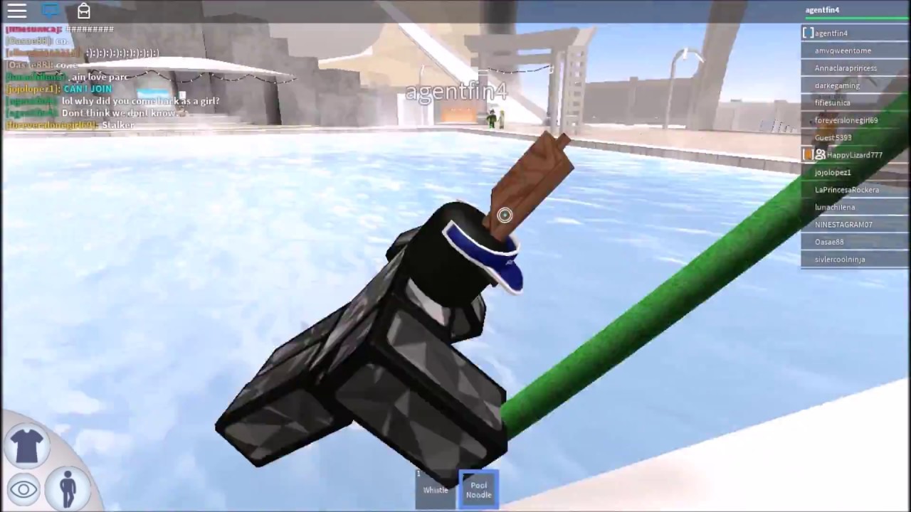 Pool Noodle Trolling Roblox Water Park Youtube - roblox robloxian waterpark roquatica waterpark and robloxian pool