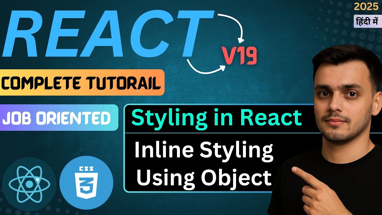 #58 Inline CSS in React JS | Styling in React JS | How to Style in ...