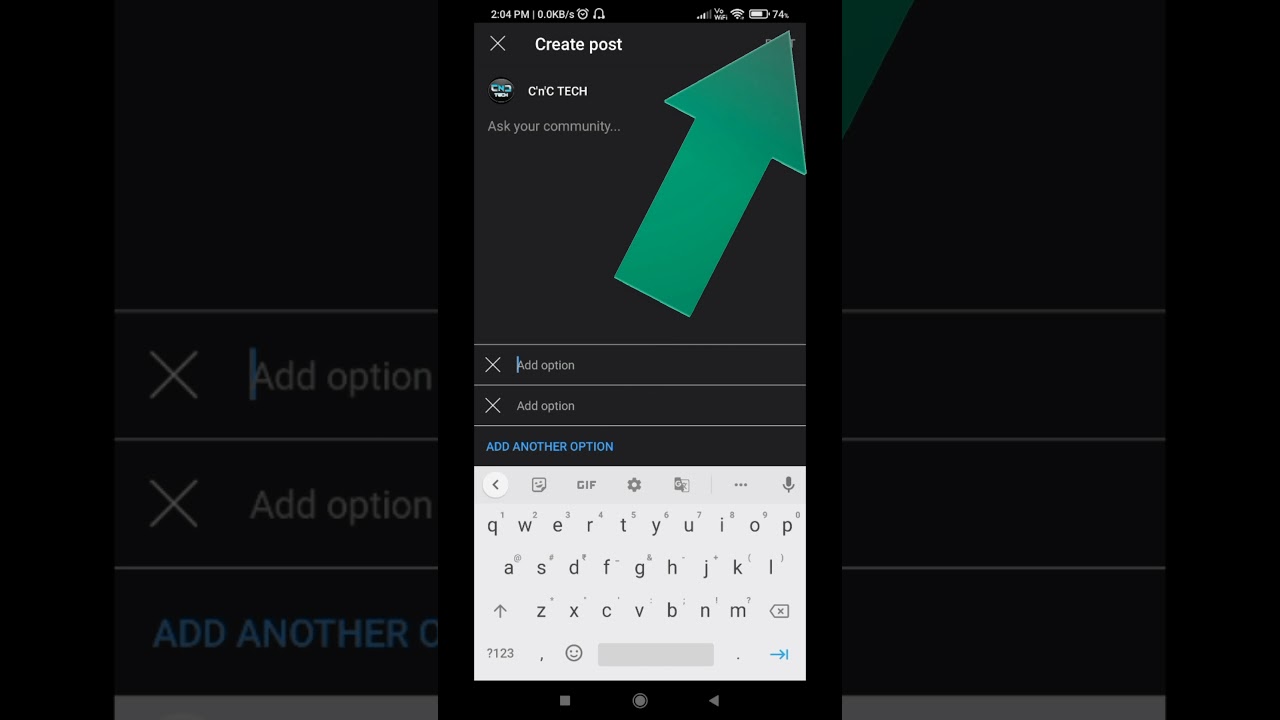 How To Create Poll On YouTube 2021(Hindi)|| C'n'C TECH||