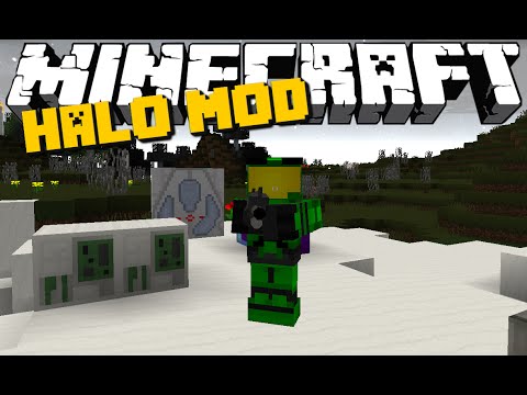 Minecraft: HALO MOD (Guns, Energy Swords, Covenant Mobs \u0026 More) Mod Showcase isimli mp3 dönüştürüldü.