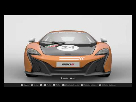 Gran Turismo SPORT : Création de livrée (McLaren 650 S)