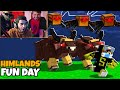 Himlands Gang Challenged Me in Minecraft