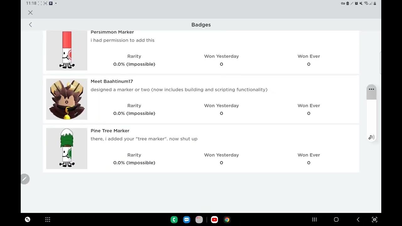 New markers are pine tree marker persimmon marker and waterfall marker