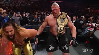 WWE Raw Day 1 Highlights Brock Lesnar Returns & Brutal Attack Seth Rollins For World Championship