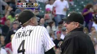 Tracy's ejection