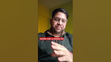 Difference between Deloitte India and Deloitte USI