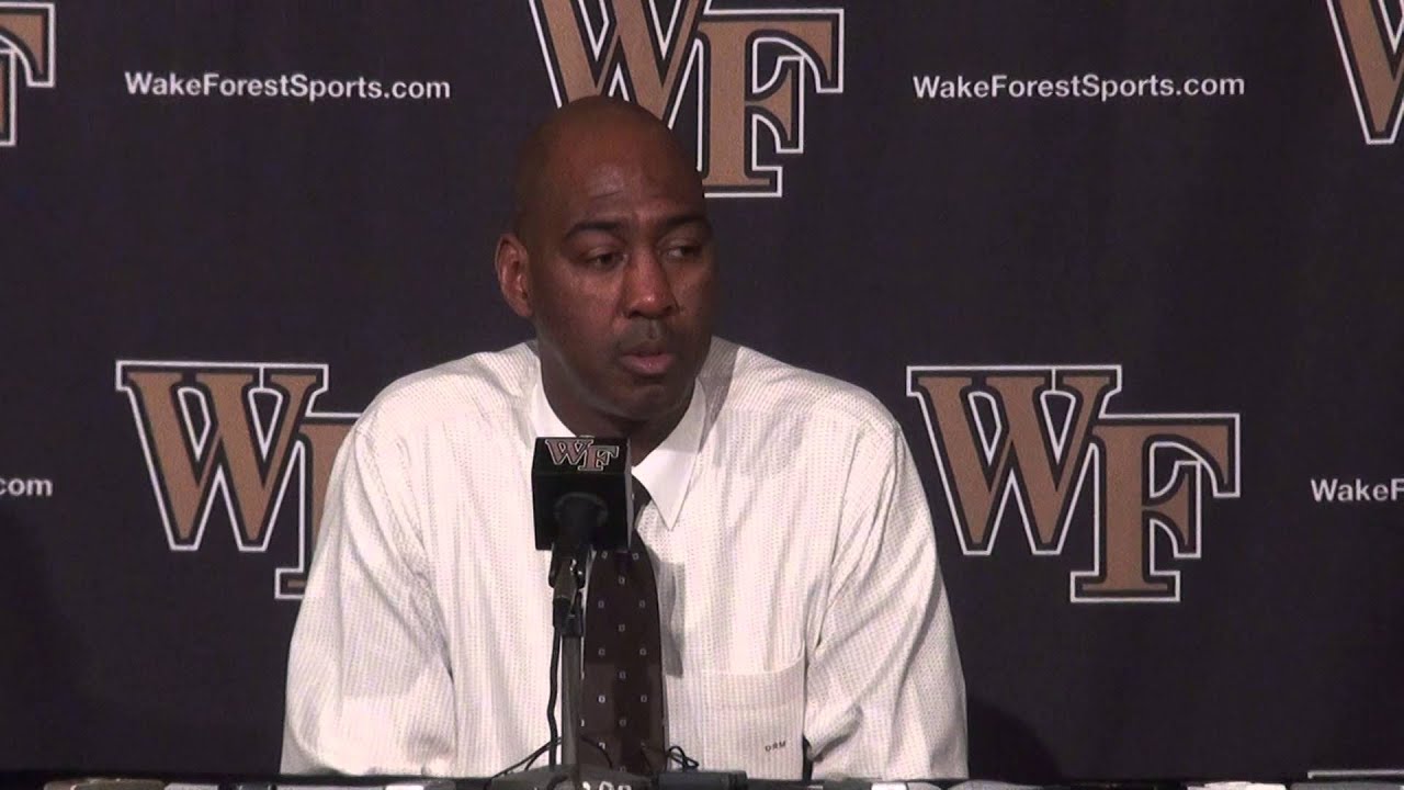 Wake Forest Basketball: Danny Manning Postgame Press Conference 1-4-15 - YouTube