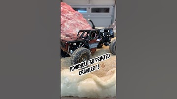 Advanced 3D printed Crawler #scx24 #rc #3dprinting #meusracing #shorts