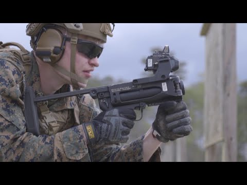 Marines Train with the M320 Grenade Launcher