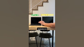 SPEED TEST 🥳 MacOS vs Windows 🔥 Who is faster than ?? #shorts #macbook #lenovo #test #vs