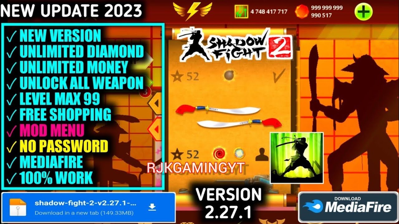 shadow Fight 2 download mod manu latest version 🔥 shadowfight2