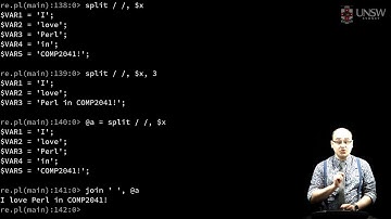 COMP2041/COMP9041 - Regular Expressions in Perl