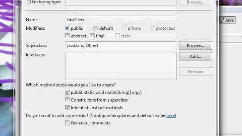 Java tutorial 1 - understanding eclipse