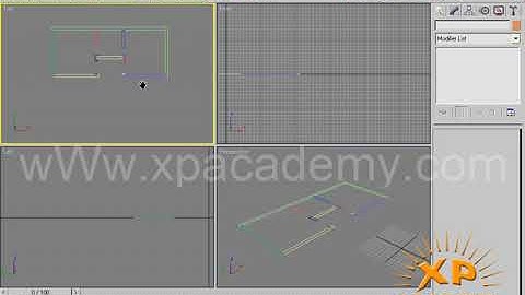Wall with Rectangle part 2 in 3d studio max in urdu/hindi
