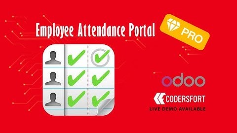 How to mark Employee attendance in odoo | odoo Portal Employee Attendance | Location | Geofence
