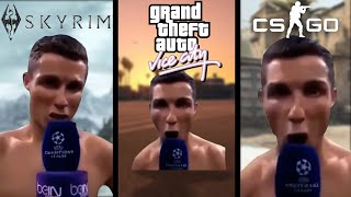 Cristiano Ronaldo SIUUU in different games (2)