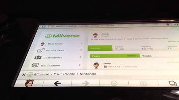 Miiverse on wiiu browser